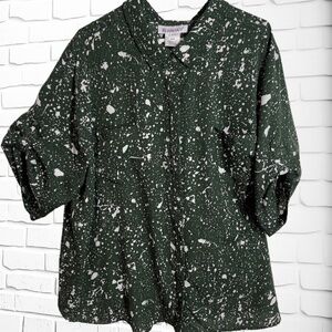 Roman's Breezy Tunic Length Blouse Size 26W